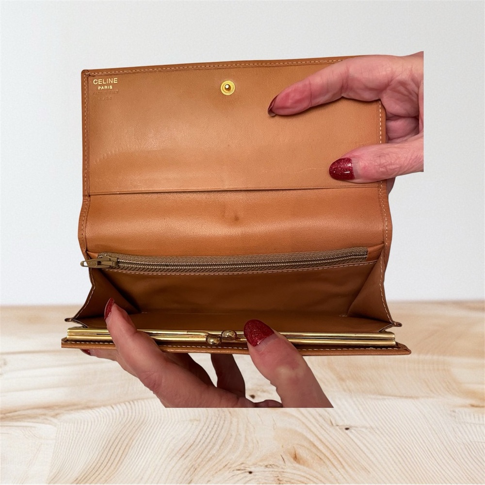 Celine Macadam Authentic Vintage Wallet (Model M/96) 30 years old pristine - Picture 7 of 10